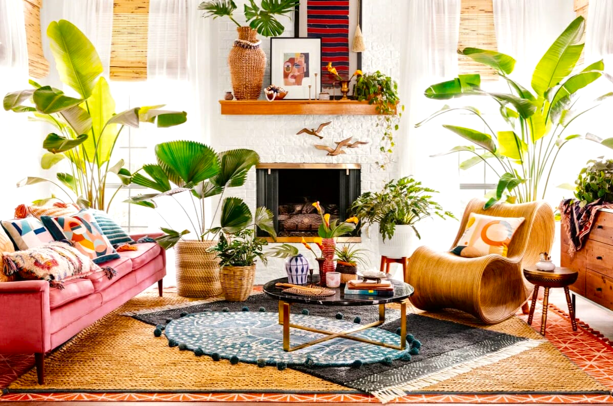 Boho chic, Bohemian Interior design and decor