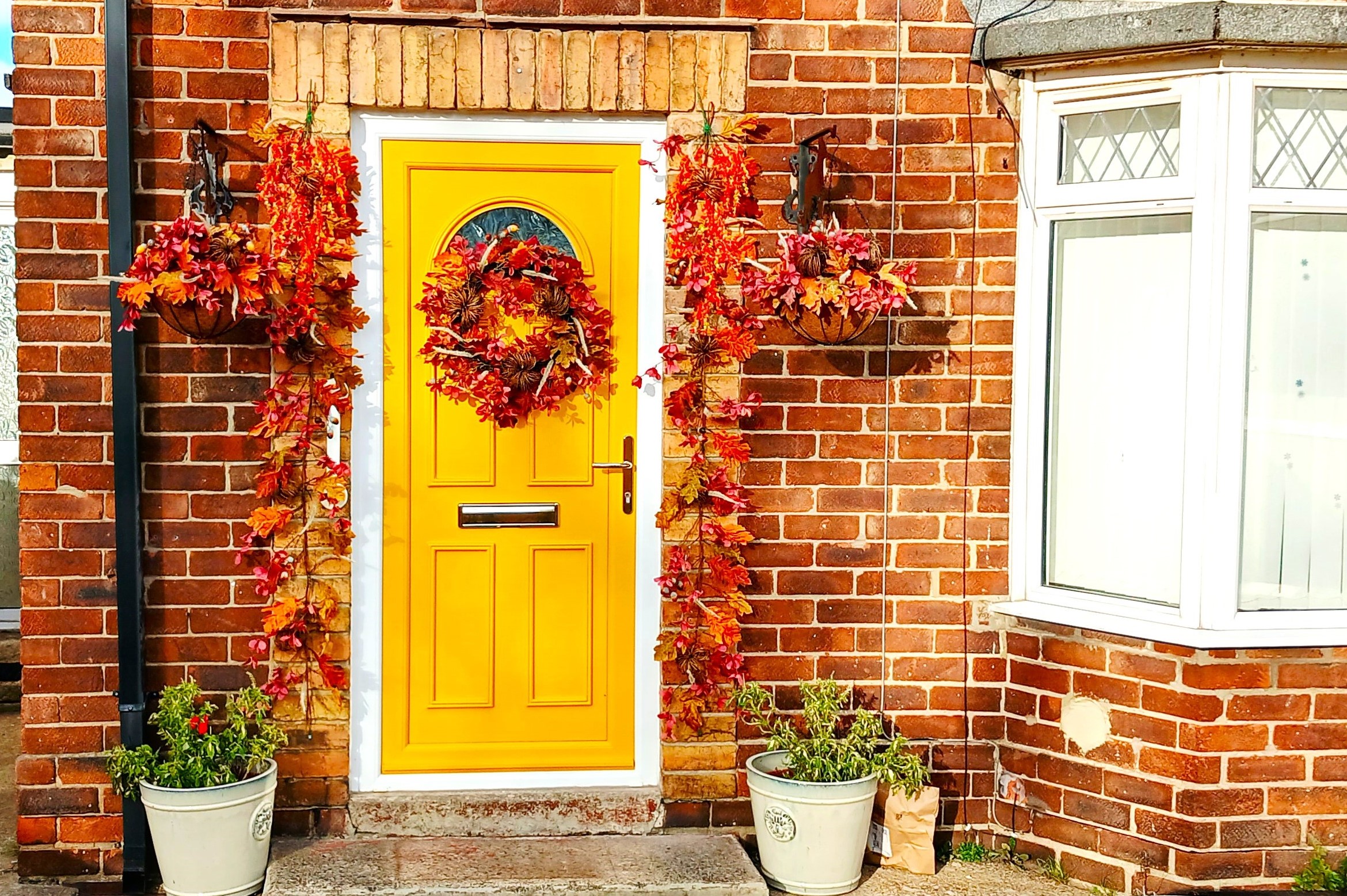 Autumn Door makeover - Jijjy's maison blog- home bargains
